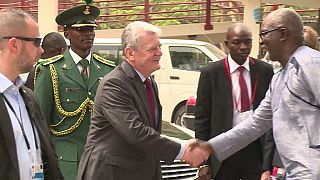 German President Joachim Gauck on a 4-day visit to Nigeria