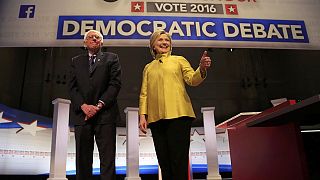 Clinton, Sanders clash in first one-on-one debate after New Hampshire