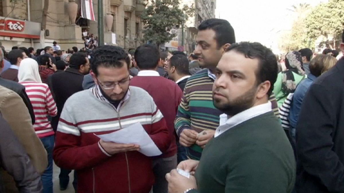 تظاهرات پزشکان مصری در قاهره