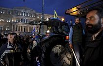 Traktorok lepték el Athént