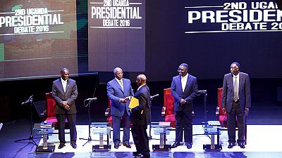 History as Uganda's Yoweri Museveni attends presidential debate