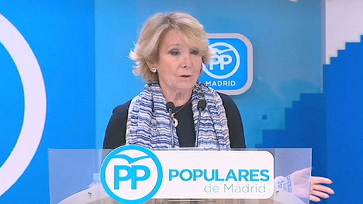 Esperanza Aguirre dimite como presidenta del Partido Popular de Madrid