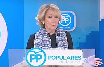 Esperanza Aguirre dimite como presidenta del Partido Popular de Madrid