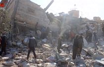 Syria: at least 14 dead as missile strikes hit hospitals in Azaz and Idlib