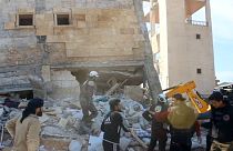 'Up to 50 dead' including children in hospital strikes in Syria