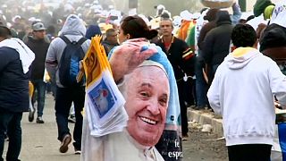 Papa Francis Meksika'nın fakir bölgesinde