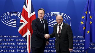 Cameron recebe o apoio de Schulz em negociações para evitar "Brexit"