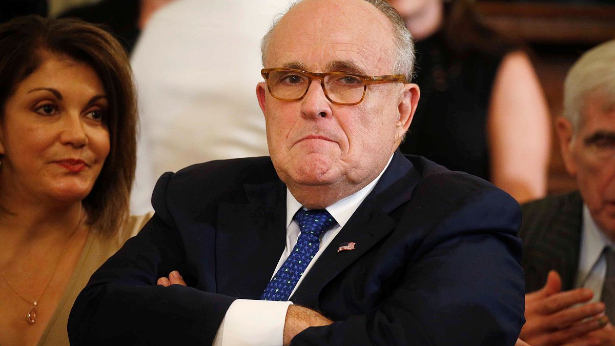 Image: Rudy Giuliani at a White House event