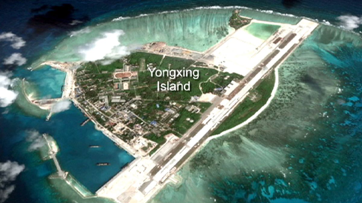 چین در یکی از جزایر مورد مناقشه موشک زمین به هوا مستقر کرد