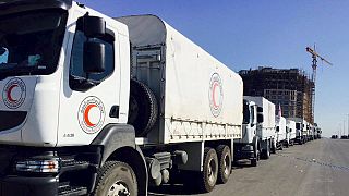 Syria aid convoys on way to deliver supplies to starving civilians