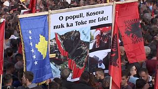 Grand rassemblement de l'opposition au Kosovo