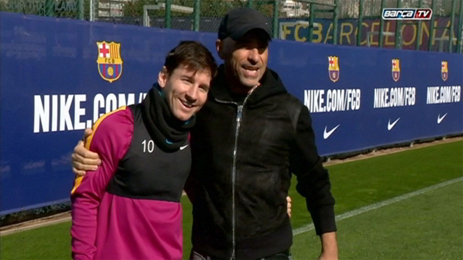 Eros Ramazzotti ébahi par Lionel Messi
