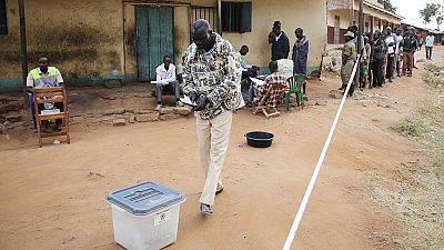 Social media blocked as Ugandans vote in presidential election