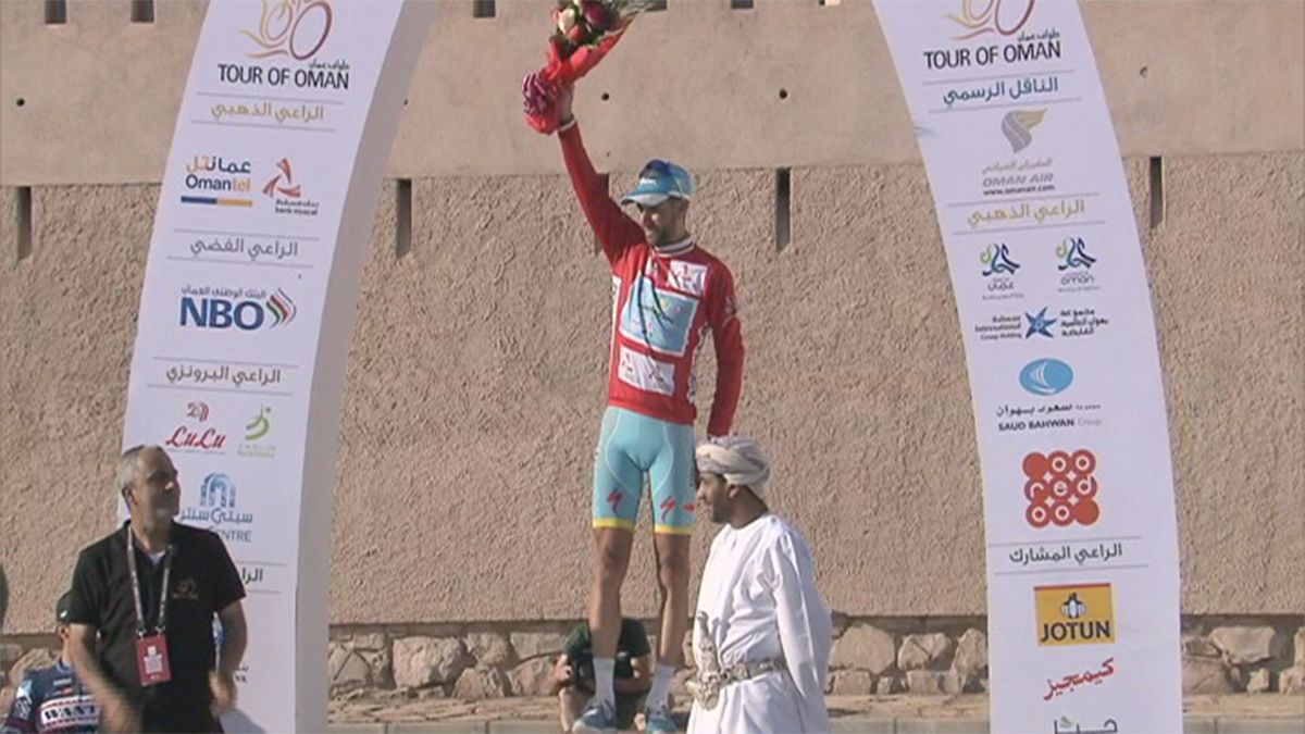 Ciclismo, Tour of Oman: Nibali c'è! Vittoria in salita e vetta della general