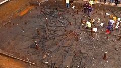 Sensationeller Fund im "britischen Pompeji": Mehr als 3.000 Jahre altes Holzrad
