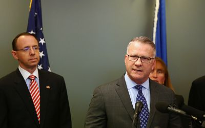 FBI Special Agent in Charge Jay S. Tabb Jr. holds a news conference at the U.S. Courthouse in Seattle on Feb. 21, 2018.
