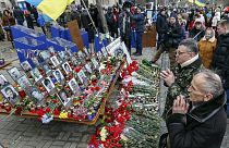 Die Ukraine gedenkt der Toten der Maidan-Ausschreitungen
