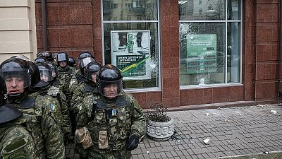 Oυκρανία: Βίαιη επέτειος της εξέγερσης στο Κίεβο