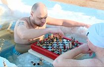Россия. Шахматы во льду