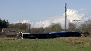 سقوط ضحايا في حادث اصطدام قطار في هولندا