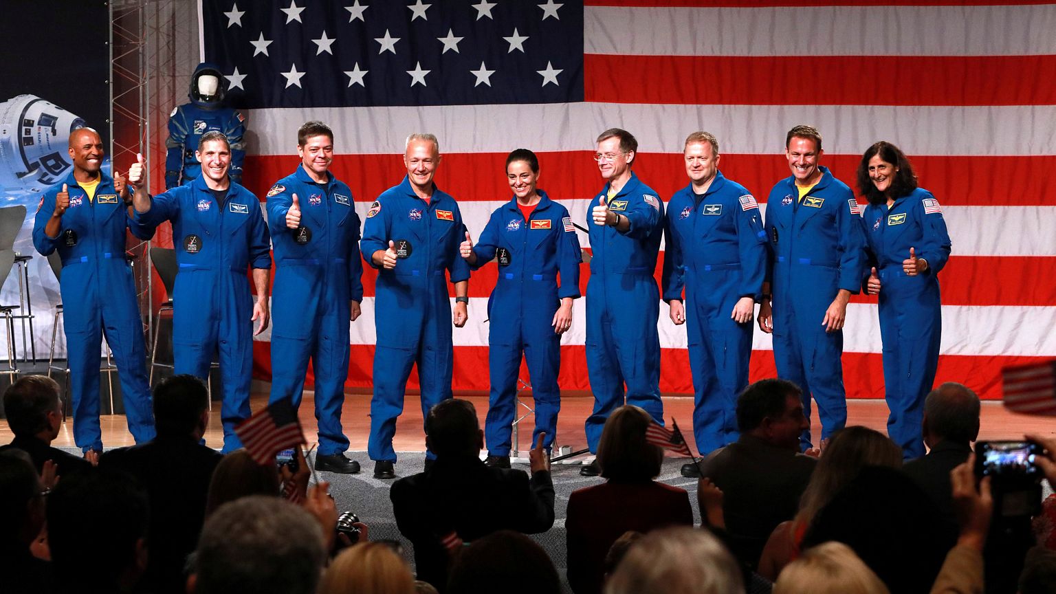 Image: NASA crew assignments announcement for Boeing CST-100 Starliner and 