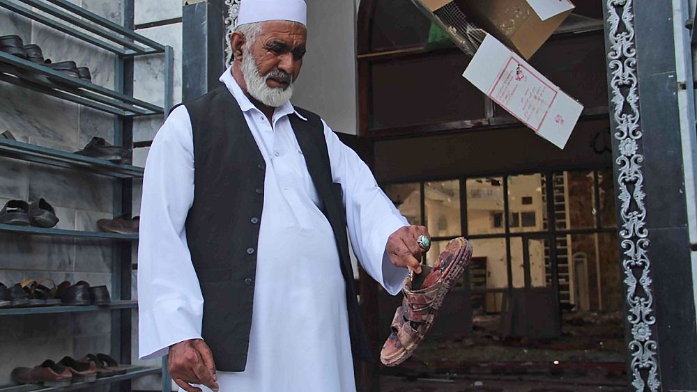Dozens killed in suicide bombing at Afghanistan mosque