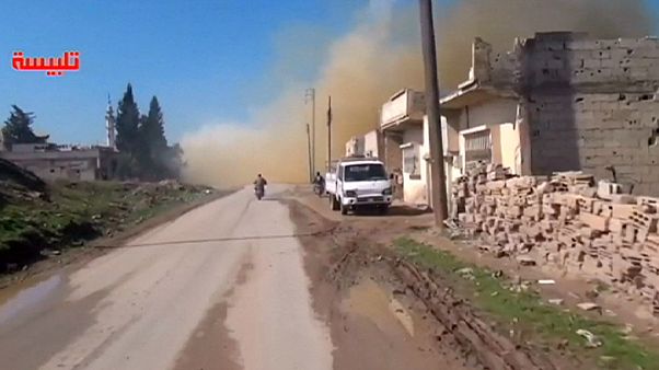 المعارك مستمرة في مناطق ادلب وحمص وحلب المعارك مستمرة في مناطق ادلب وحمص وحلب