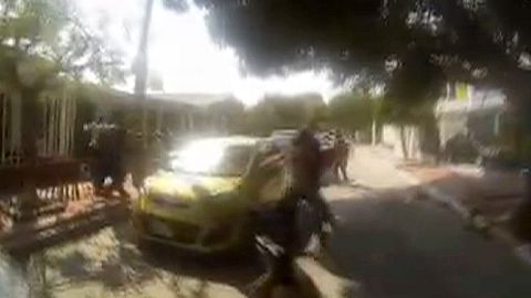 Policía colombiana: tiroteo y arrestos
