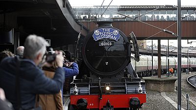 Flying Scotsman leaves London after 10-year refit