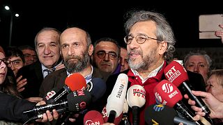 Turkey: freed journalists' rallying call for press freedom