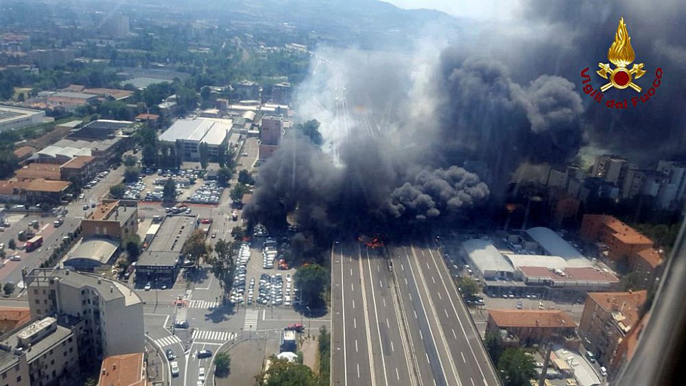 At least 2 dead, dozens injured in Italian highway explosion