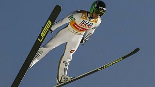 Prevc jumps closer to title on Almaty slopes