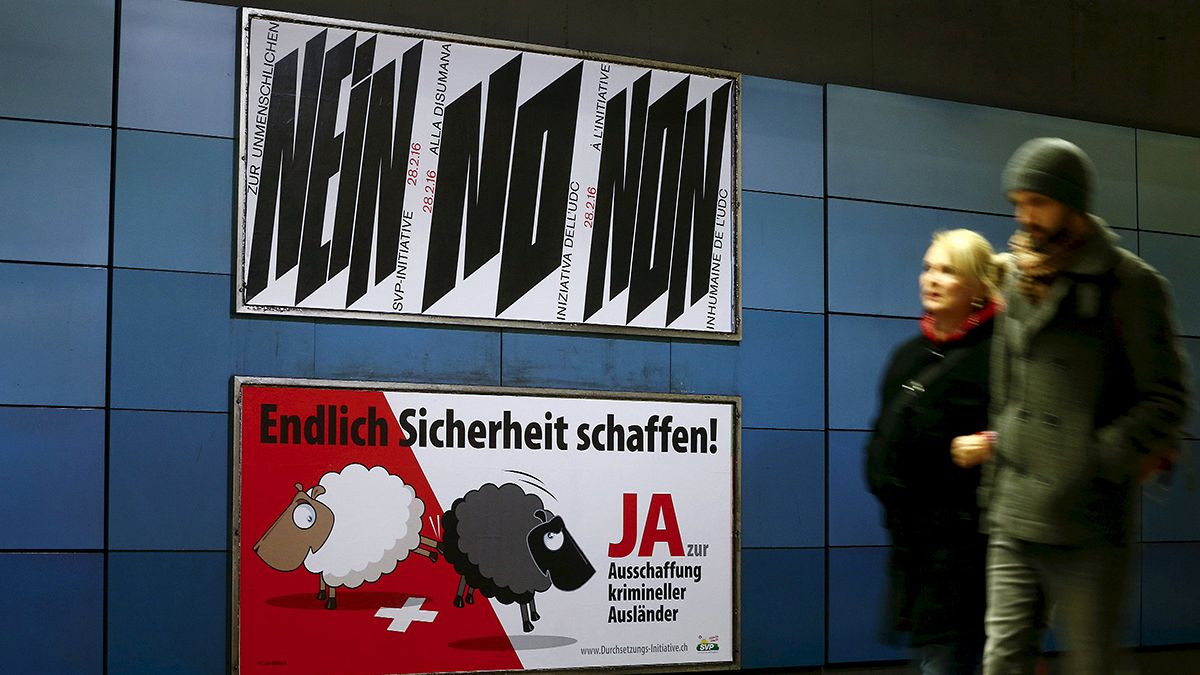 Swiss vote in referendum to deport low-level criminals