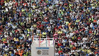 Ethiopia's Lilesa and Kenya's Kiprop win in Tokyo marathon
