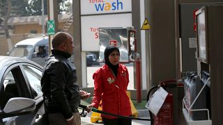 All female crew serving clients in Egypt's filling station defy stereotypes