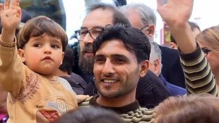 Italy flies in Syrian refugees via air 'humanitarian corridor'