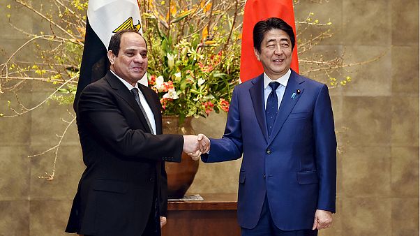 Presidente do Egito faz visita histórica ao Japão Presidente do Egito faz visita histórica ao Japão