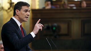 "A Espanha precisa com urgência de um governo, de uma mudança e de um acordo político", Pedro Sánchez no debate de investidura