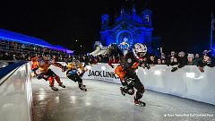 El Crashed Ice, la modalidad extrema del patinaje sobre hielo