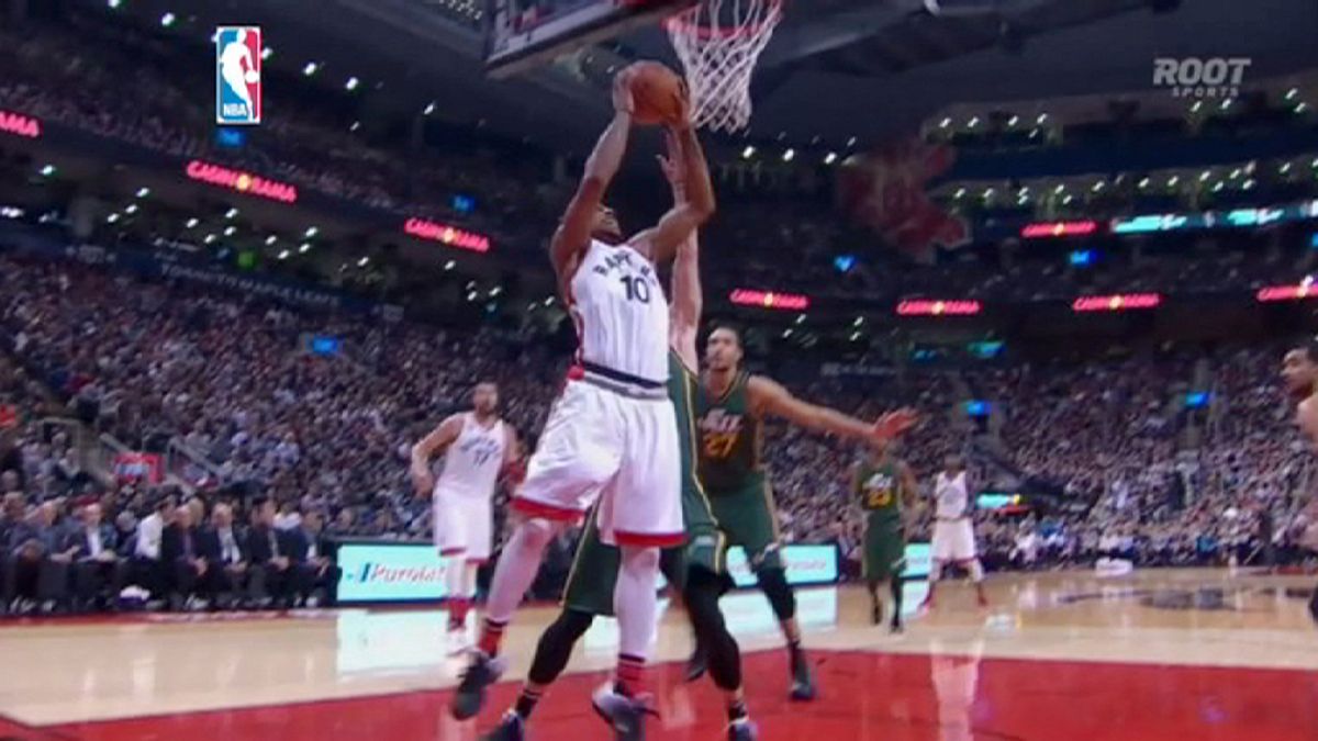 Raptors beat Jazz for club record 11th striaght home win