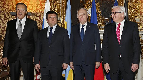 Talks in Paris fail to make progress on implementing a peace deal in eastern Ukraine Talks in Paris fail to make progress on implementing a peace deal in eastern Ukraine