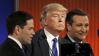 Rubio y Cruz cargan contra Trump en el debate televisado