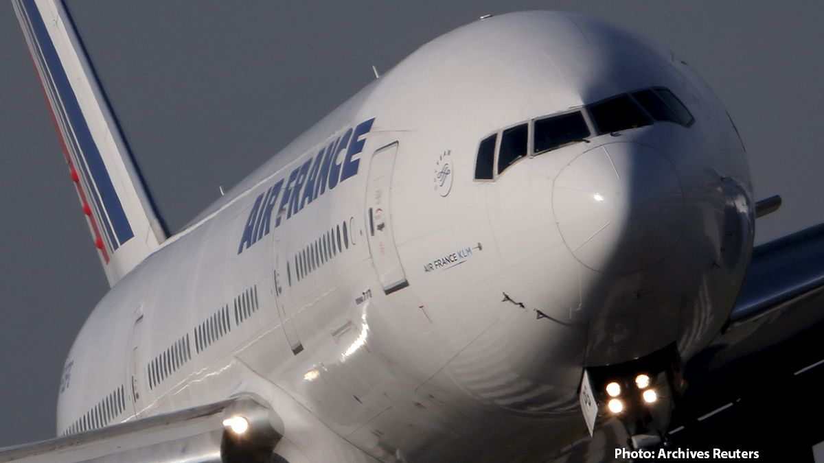 Air France plane narrowly avoids collision with drone