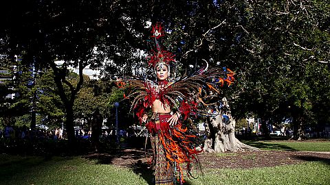 Gays y lesbianas, de carnaval en Sídney