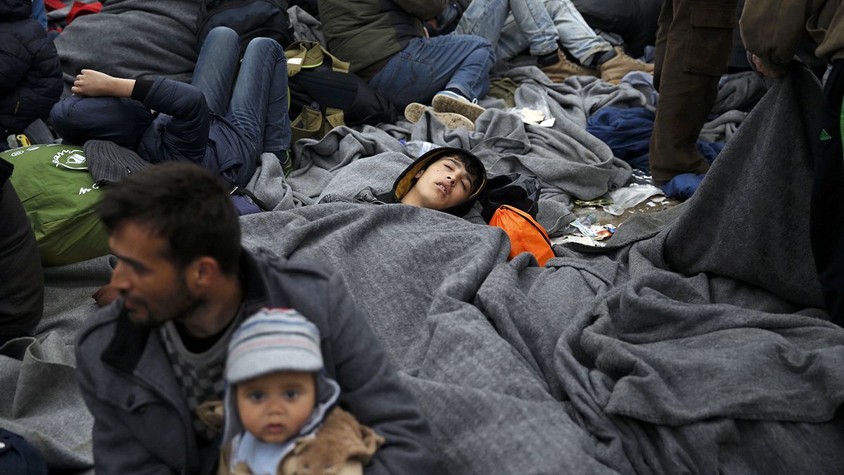 A Idoméni en Grèce, 13.000 migrants attendent le déblocage des frontières