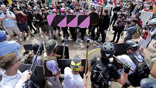 Image: Violent Clashes Erupt at "Unite The Right" Rally In Charlottesville