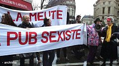 Les femmes-sandwich du 8 mars