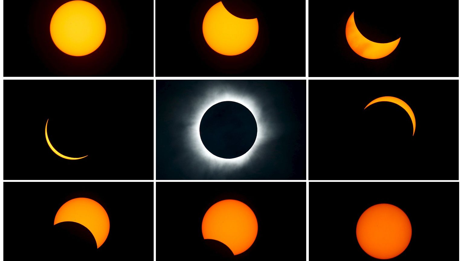 [En images] L'éclipse totale de Soleil du 9 mars