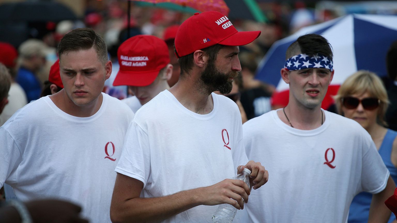 Image: Trump supporters attend a rally in Lewis Center, Ohio