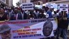 Protestation de la population contre une hausse des tarifs d'électricité au Nigeria